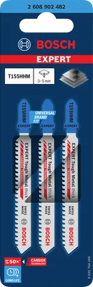 Λάμες σέγας Bosch EXPERT Tough Metal T155HHM 3 τεμ.